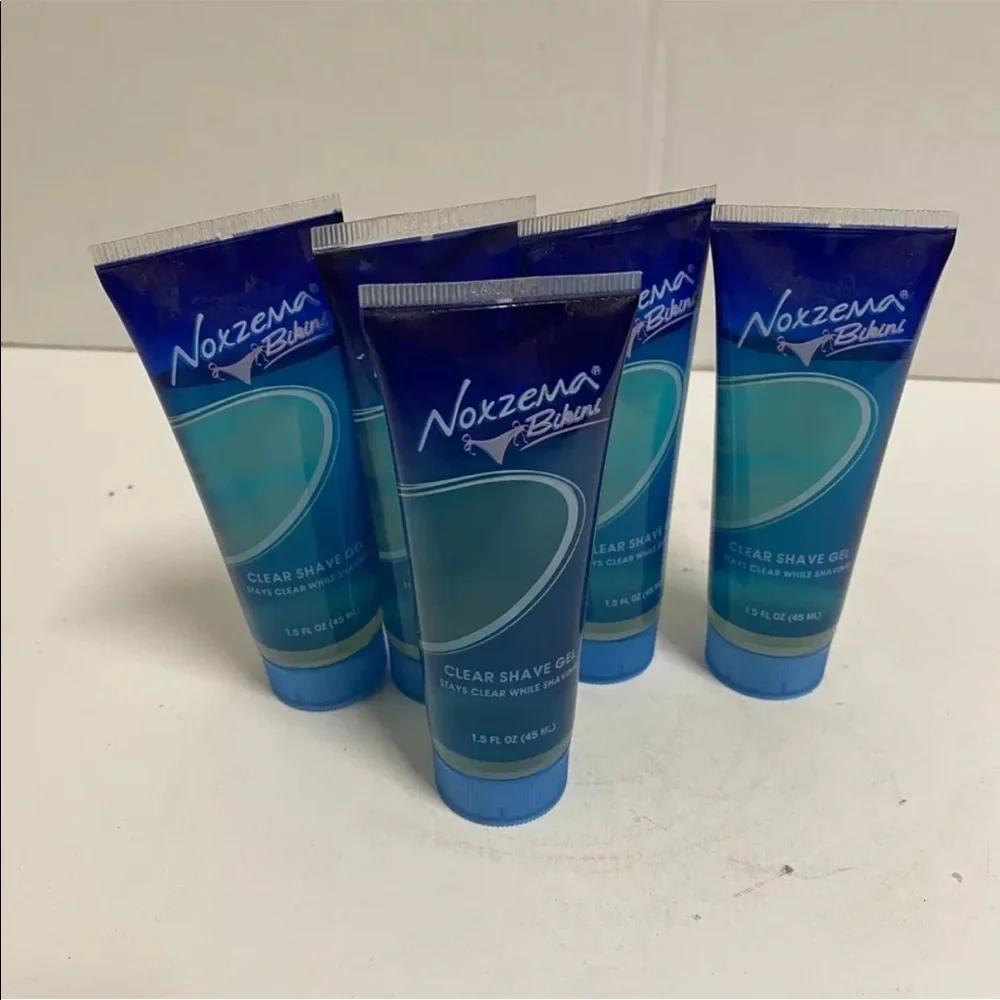 Noxzema Bikini Clear Shave Gel Lot Of 5